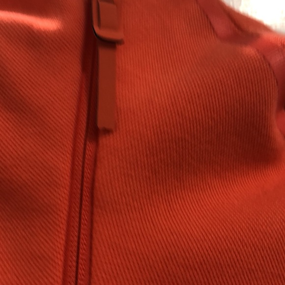 Adidas Z.N.E. Cotton Blend Orange Hoodie SZ SM - Picture 8 of 14